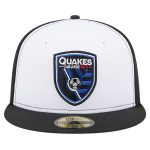 men8217s san jose earthquakes new era whiteblack 2024 kick off collection 59fifty fitted hat | San Jose Earthquakes Hats, Jerseys & MLS Apparel