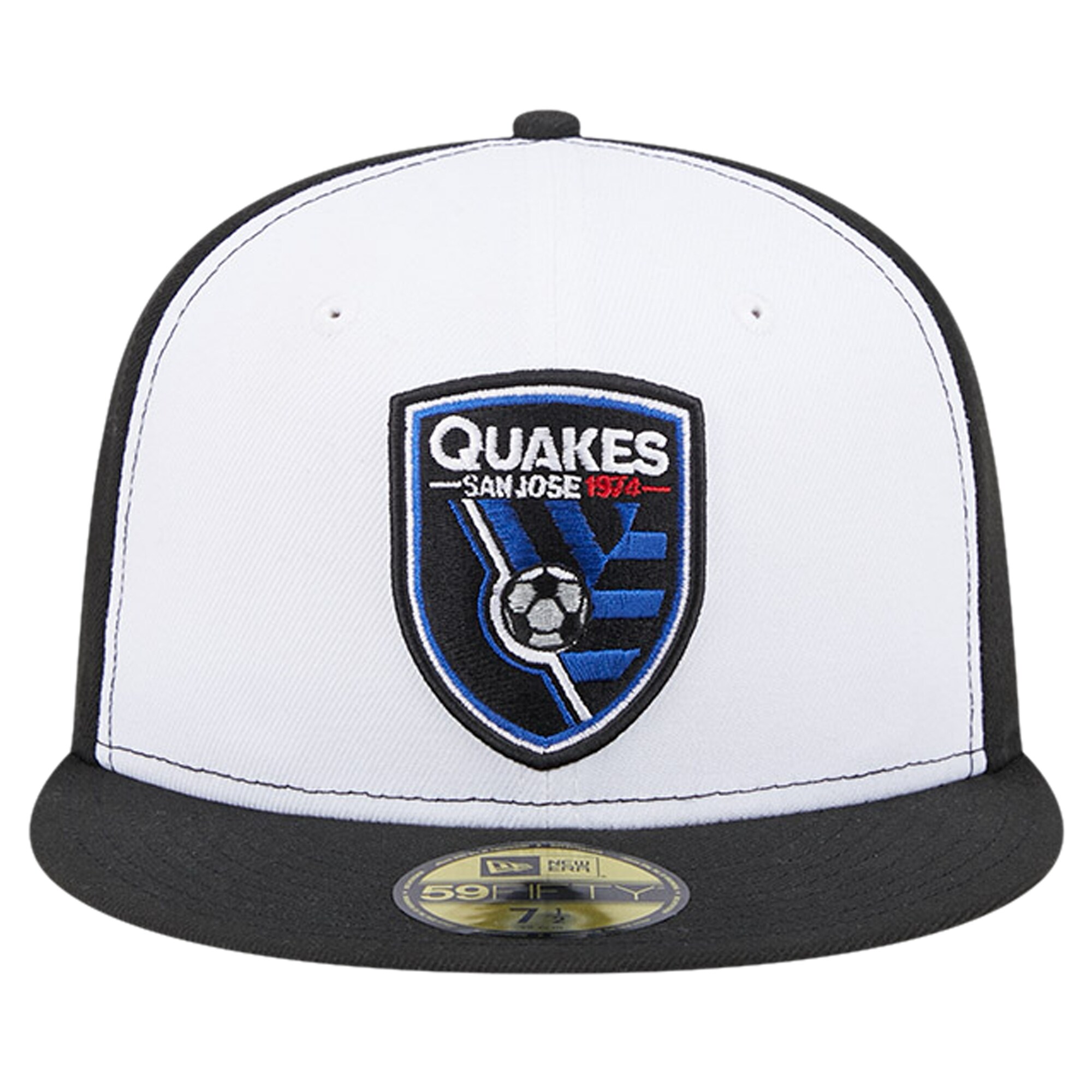 men8217s san jose earthquakes new era whiteblack 2024 kick off collection 59fifty fitted hat | San Jose Earthquakes Hats, Jerseys & MLS Apparel