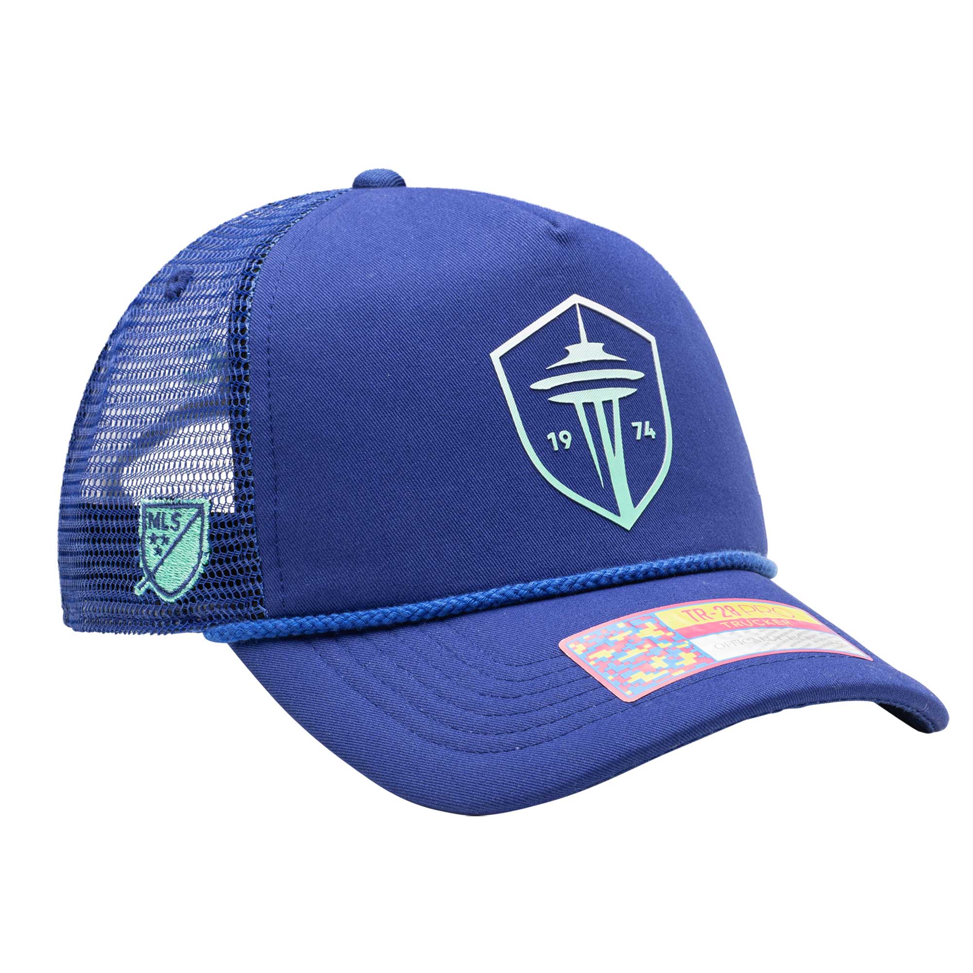 men8217s seattle sounders fc blue atmosphere trucker adjustable hat | San Jose Earthquakes Hats, Jerseys & MLS Apparel