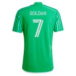 men8217s seattle sounders fc cristian roldan adidas green 2024 the anniversary kit replica player jersey | San Jose Earthquakes Hats, Jerseys & MLS Apparel