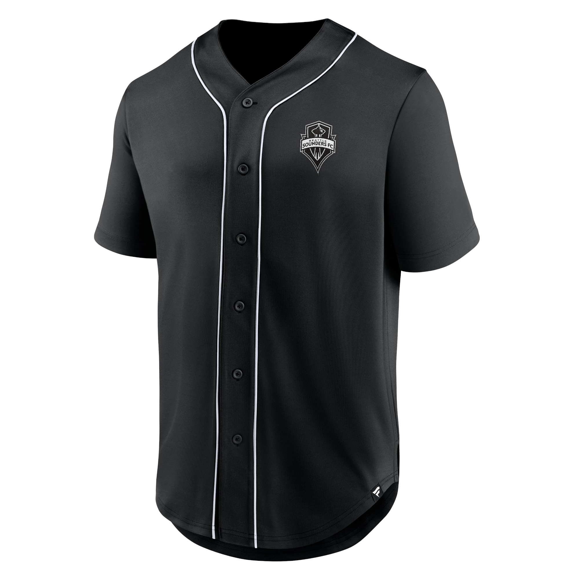 men8217s seattle sounders fc fanatics black third period fashion baseball button-up jersey | San Jose Earthquakes Hats, Jerseys & MLS Apparel