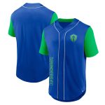 men8217s seattle sounders fc fanatics blue balance fashion baseball jersey | San Jose Earthquakes Hats, Jerseys & MLS Apparel