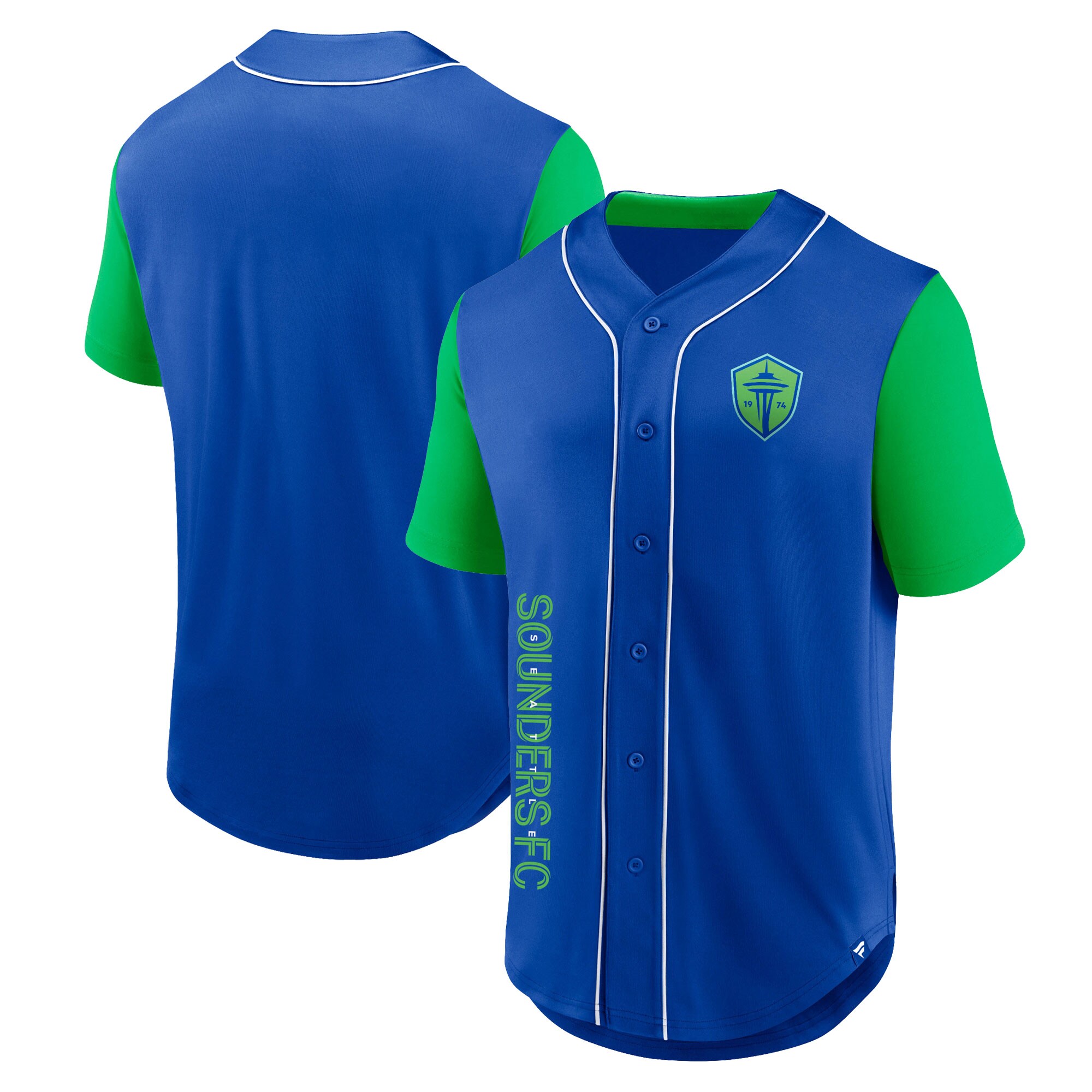 men8217s seattle sounders fc fanatics blue balance fashion baseball jersey | San Jose Earthquakes Hats, Jerseys & MLS Apparel
