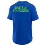 men8217s seattle sounders fc fanatics blue injury time baseball jersey | San Jose Earthquakes Hats, Jerseys & MLS Apparel