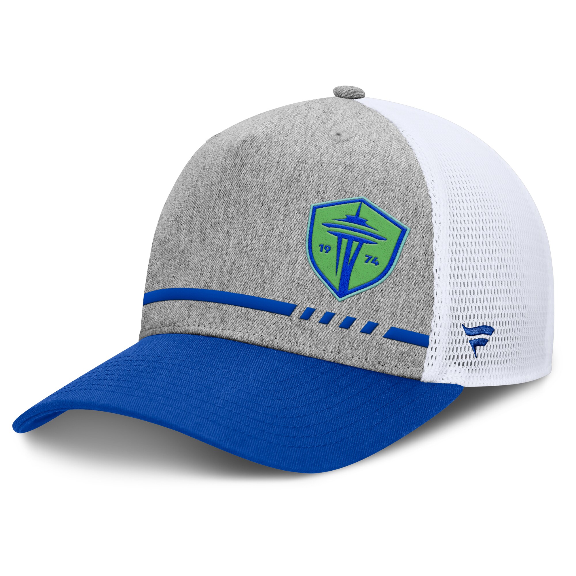 men8217s seattle sounders fc fanatics heather gray low block trucker adjustable hat | San Jose Earthquakes Hats, Jerseys & MLS Apparel