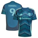 men8217s seattle sounders fc jesus ferreira adidas blue 2025 the salish sea kit replica player jersey | San Jose Earthquakes Hats, Jerseys & MLS Apparel