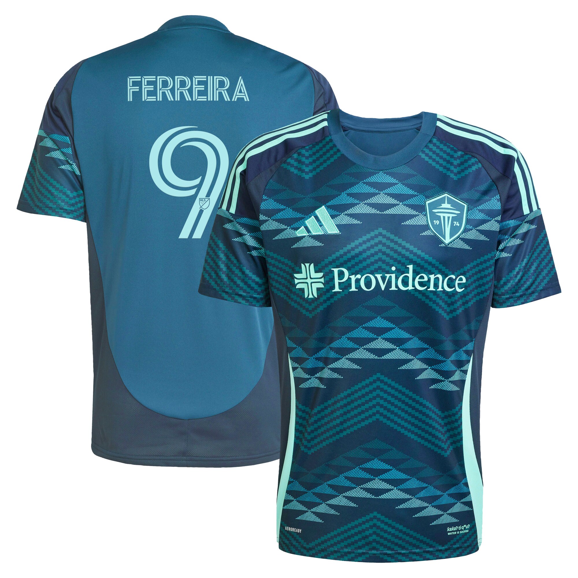 men8217s seattle sounders fc jesus ferreira adidas blue 2025 the salish sea kit replica player jersey | San Jose Earthquakes Hats, Jerseys & MLS Apparel