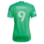 men8217s seattle sounders fc jesus ferreira adidas green 2024 the anniversary kit authentic player jersey | San Jose Earthquakes Hats, Jerseys & MLS Apparel