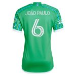 men8217s seattle sounders fc joao paulo adidas green 2024 the anniversary kit authentic player jersey | San Jose Earthquakes Hats, Jerseys & MLS Apparel
