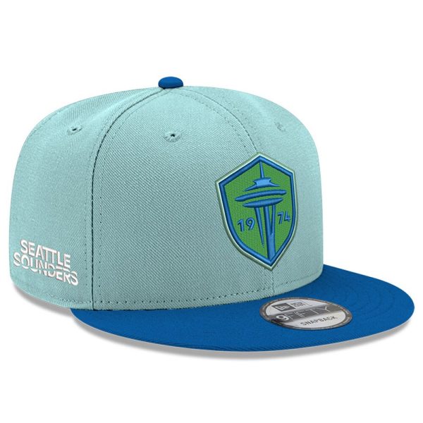 men8217s seattle sounders fc new era aqua 2024 jersey hook 9fifty snapback hat | San Jose Earthquakes Hats, Jerseys & MLS Apparel