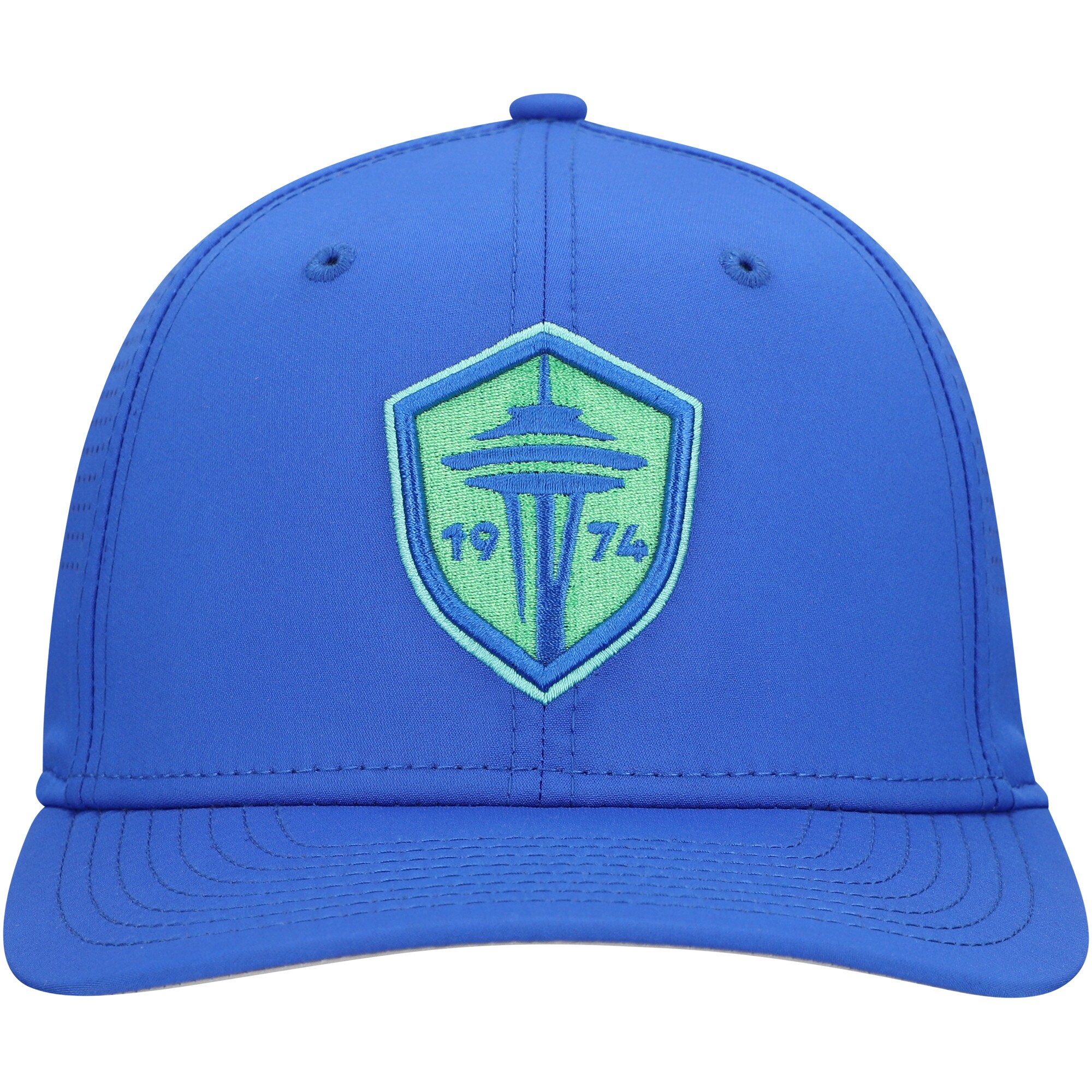 men8217s seattle sounders fc new era blue 9seventy coolera stretch-snap adjustable hat | San Jose Earthquakes Hats, Jerseys & MLS Apparel
