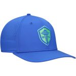 men8217s seattle sounders fc new era blue 9seventy coolera stretch-snap adjustable hat | San Jose Earthquakes Hats, Jerseys & MLS Apparel