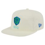 men8217s seattle sounders fc new era cream 2025 kickoff snapback golfer hat | San Jose Earthquakes Hats, Jerseys & MLS Apparel
