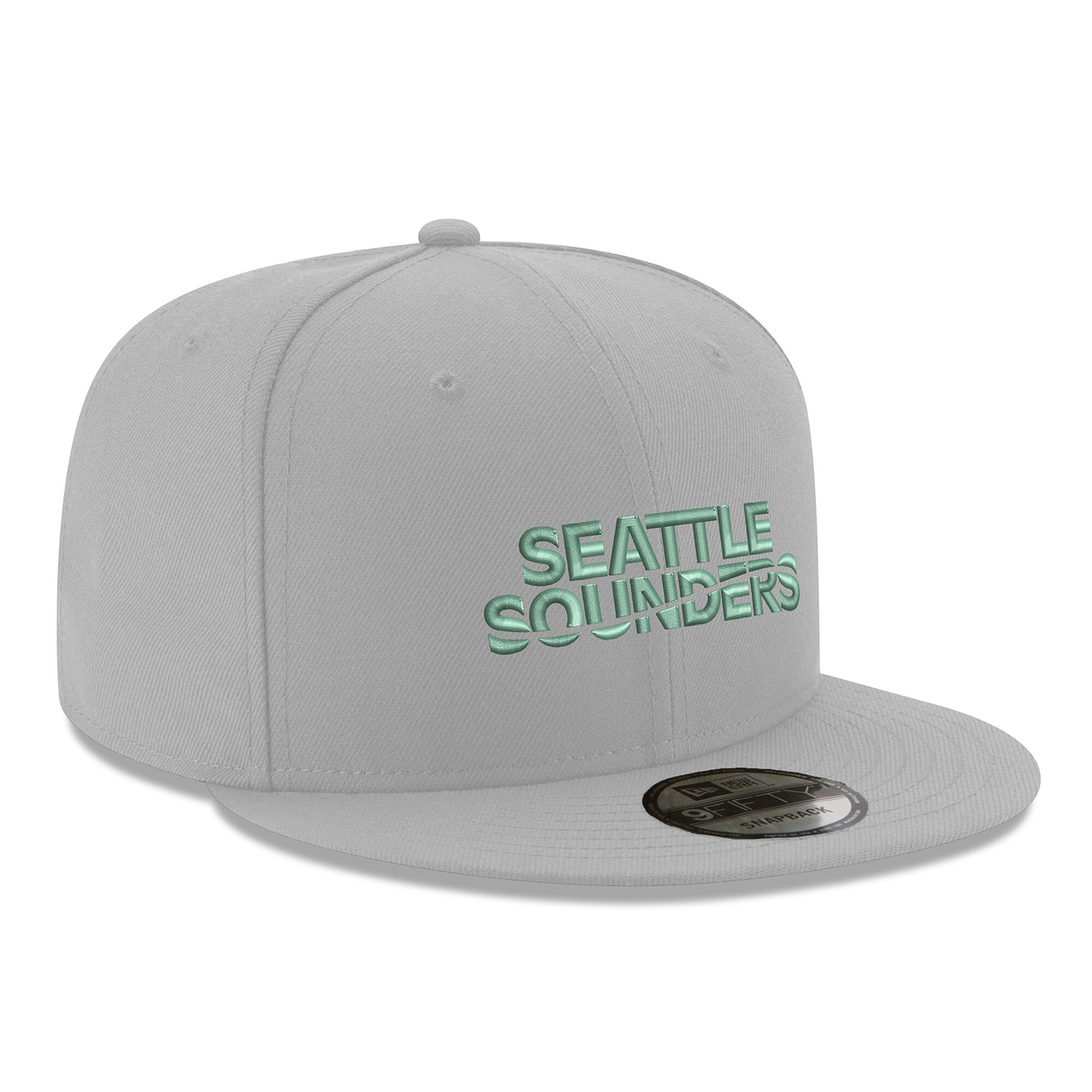 men8217s seattle sounders fc new era gray wordmark 9fifty snapback hat | San Jose Earthquakes Hats, Jerseys & MLS Apparel