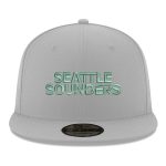 men8217s seattle sounders fc new era gray wordmark 9fifty snapback hat | San Jose Earthquakes Hats, Jerseys & MLS Apparel