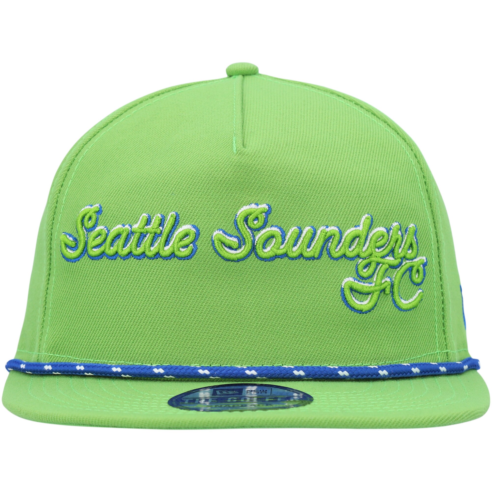 men8217s seattle sounders fc new era rave green script golfer adjustable hat | San Jose Earthquakes Hats, Jerseys & MLS Apparel