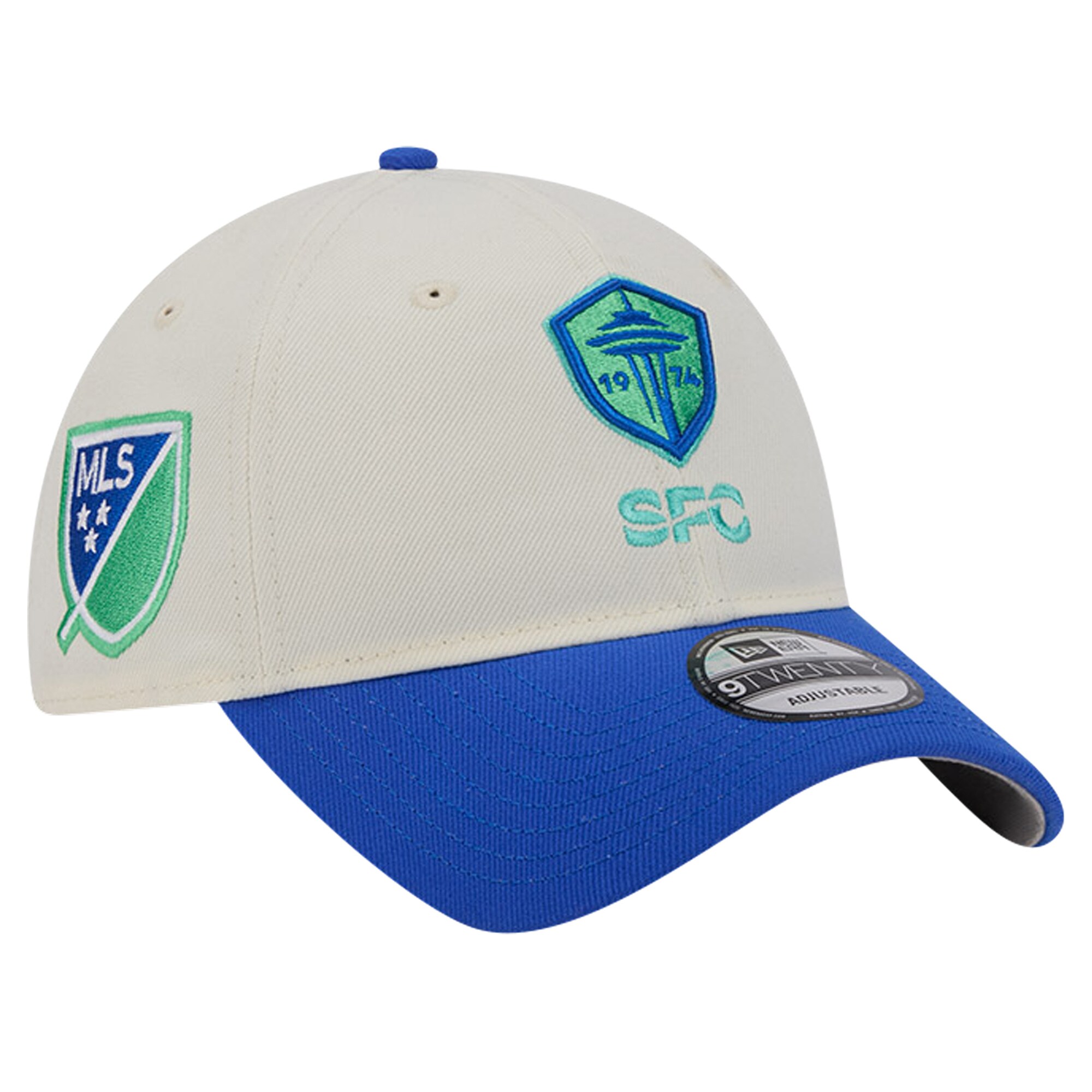 men8217s seattle sounders fc new era white 2024 kick off collection 9twenty adjustable hat | San Jose Earthquakes Hats, Jerseys & MLS Apparel