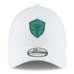 men8217s seattle sounders fc new era white primary logo 9forty adjustable hat | San Jose Earthquakes Hats, Jerseys & MLS Apparel