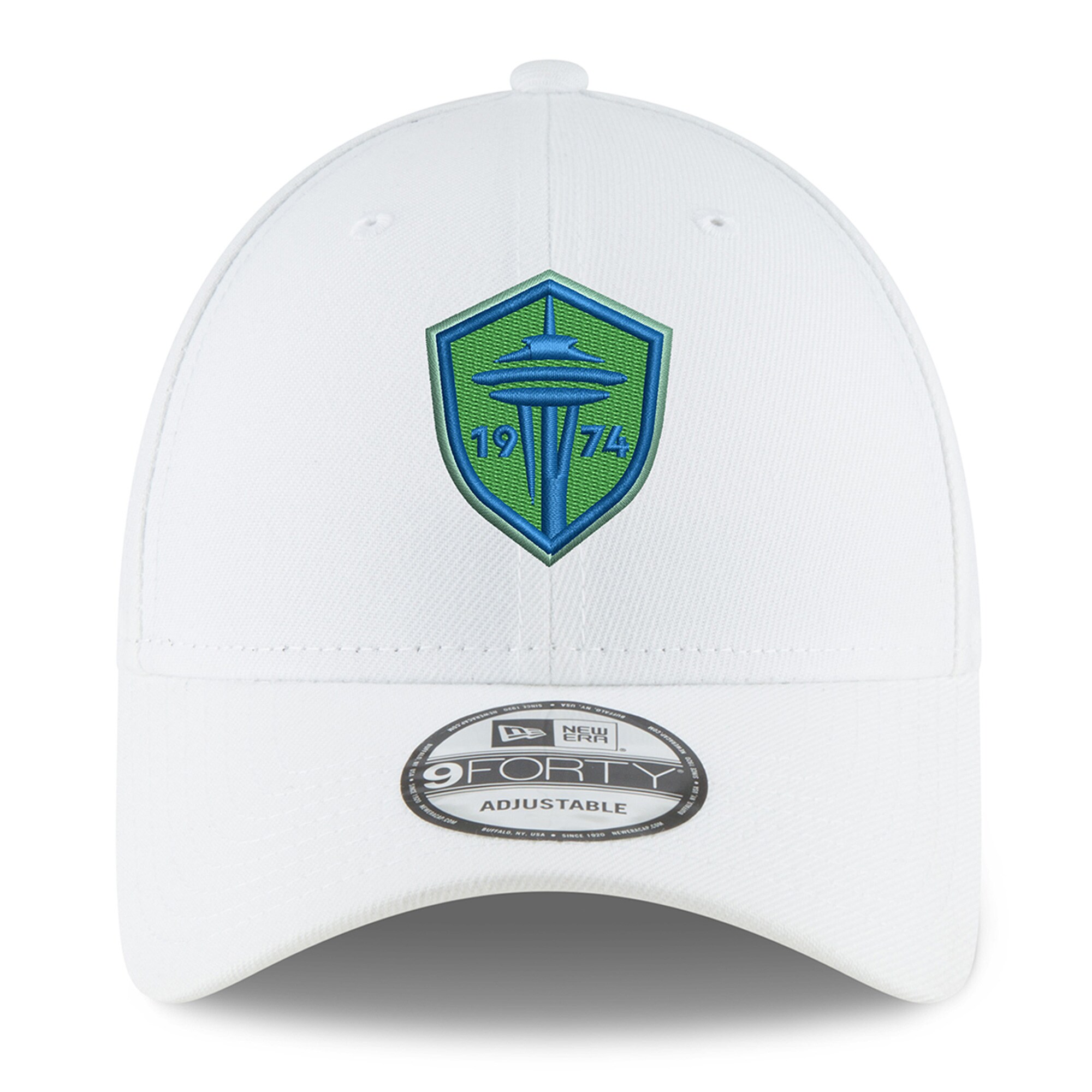 men8217s seattle sounders fc new era white primary logo 9forty adjustable hat | San Jose Earthquakes Hats, Jerseys & MLS Apparel