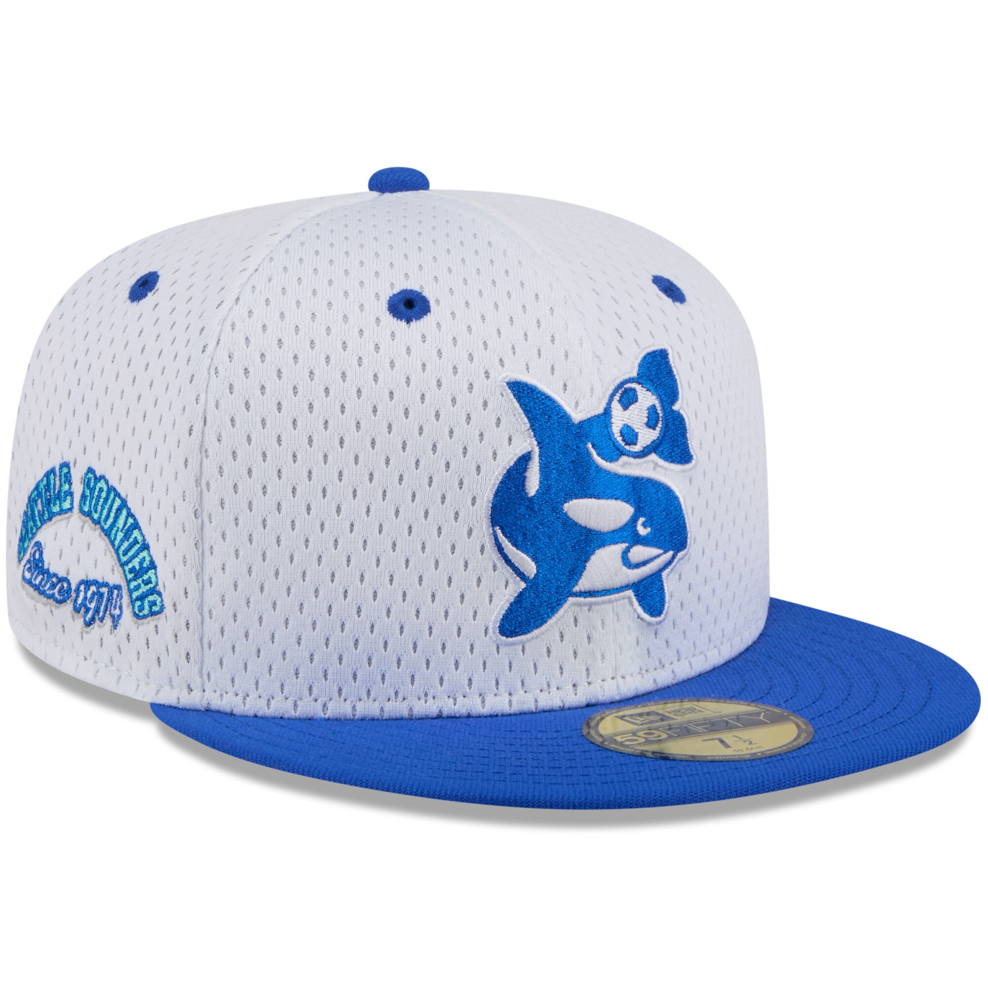 men8217s seattle sounders fc new era white throwback mesh 59fifty fitted hat | San Jose Earthquakes Hats, Jerseys & MLS Apparel
