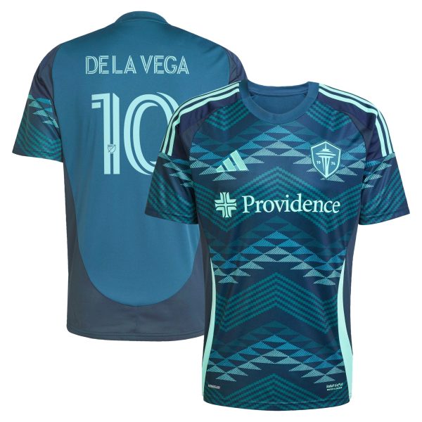 men8217s seattle sounders fc pedro de la vega adidas blue 2025 the salish sea kit replica player jersey | San Jose Earthquakes Hats, Jerseys & MLS Apparel