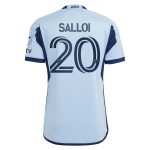 men8217s sporting kansas city daniel salloi adidas light blue 2023 hoops 4.0 authentic player jersey | San Jose Earthquakes Hats, Jerseys & MLS Apparel