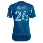 men8217s sporting kansas city erik thommy adidas navy 2024 diamonds our forever authentic player jersey | San Jose Earthquakes Hats, Jerseys & MLS Apparel