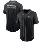 men8217s sporting kansas city fanatics black third period fashion baseball button-up jersey | San Jose Earthquakes Hats, Jerseys & MLS Apparel