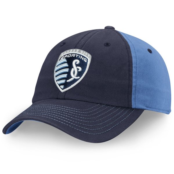 men8217s sporting kansas city fanatics navyblue iconic blocked fundamental adjustable hat | San Jose Earthquakes Hats, Jerseys & MLS Apparel