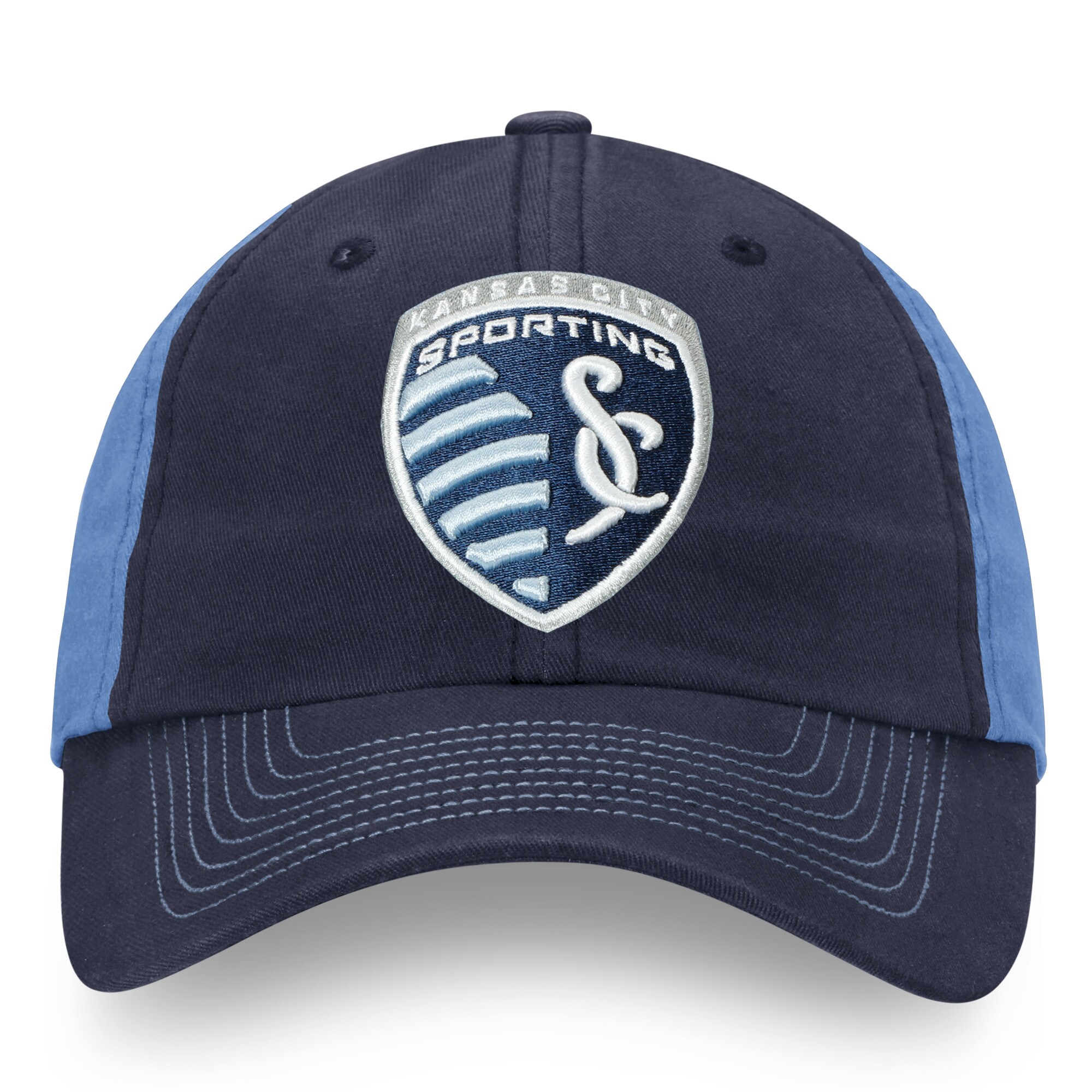 men8217s sporting kansas city fanatics navyblue iconic blocked fundamental adjustable hat | San Jose Earthquakes Hats, Jerseys & MLS Apparel