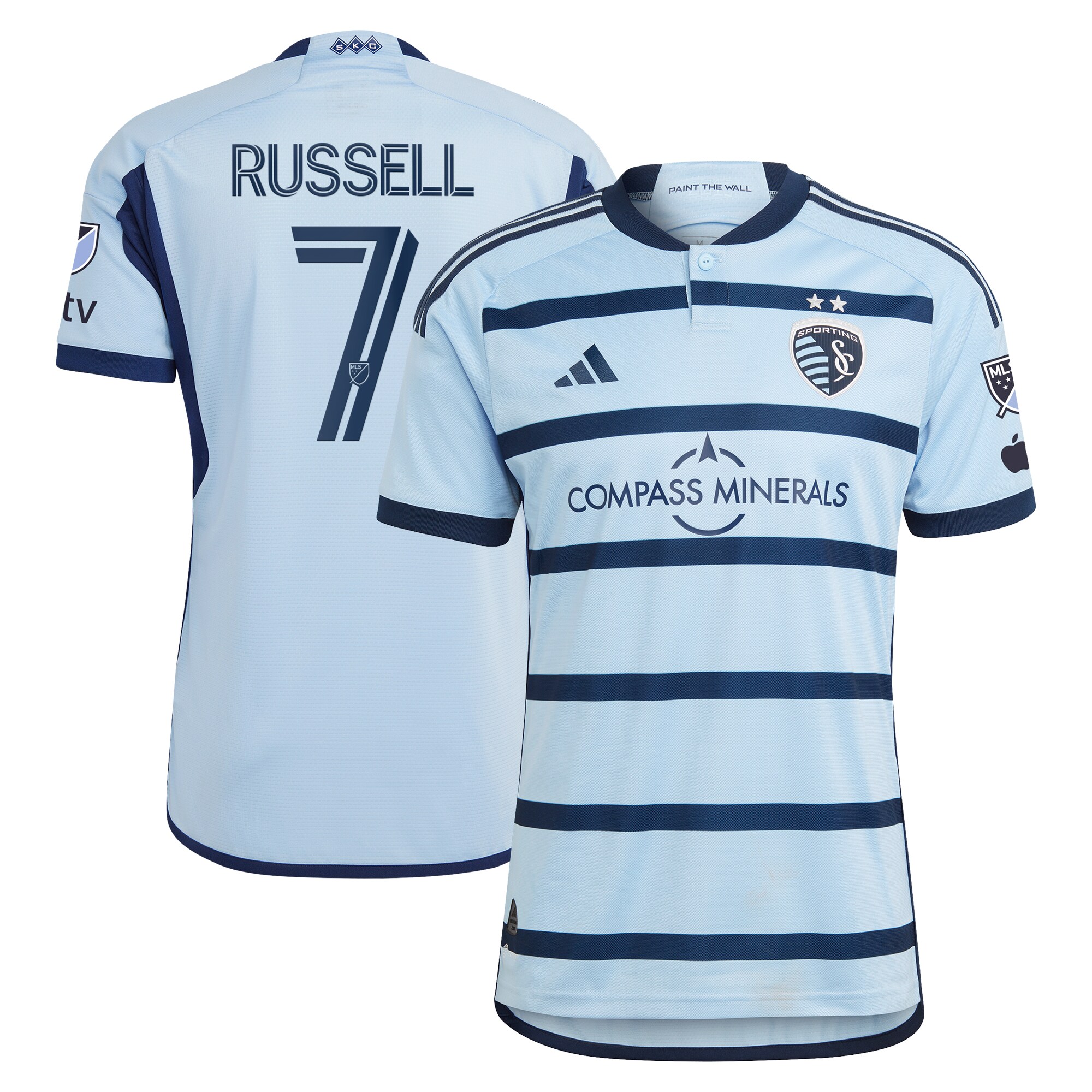 men8217s sporting kansas city johnny russell adidas light blue 2023 hoops 4.0 authentic player jersey | San Jose Earthquakes Hats, Jerseys & MLS Apparel