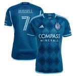 men8217s sporting kansas city johnny russell adidas navy 2024 diamonds our forever authentic player jersey | San Jose Earthquakes Hats, Jerseys & MLS Apparel