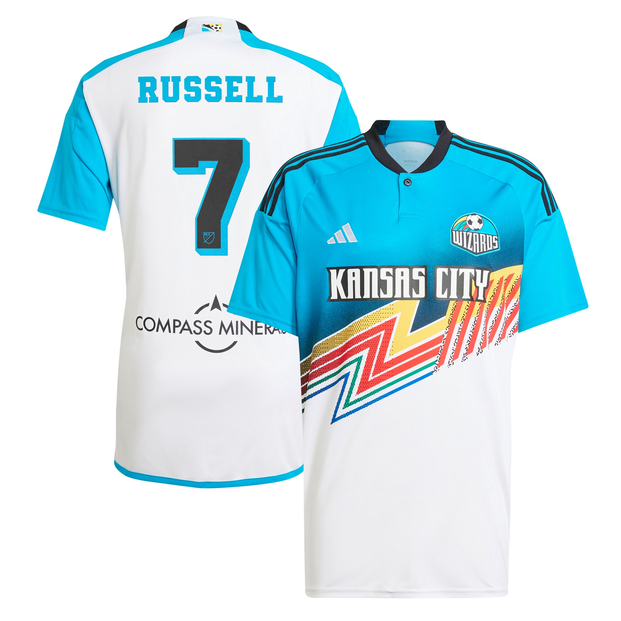 men8217s sporting kansas city johnny russell adidas white 2024 archive replica jersey | San Jose Earthquakes Hats, Jerseys & MLS Apparel