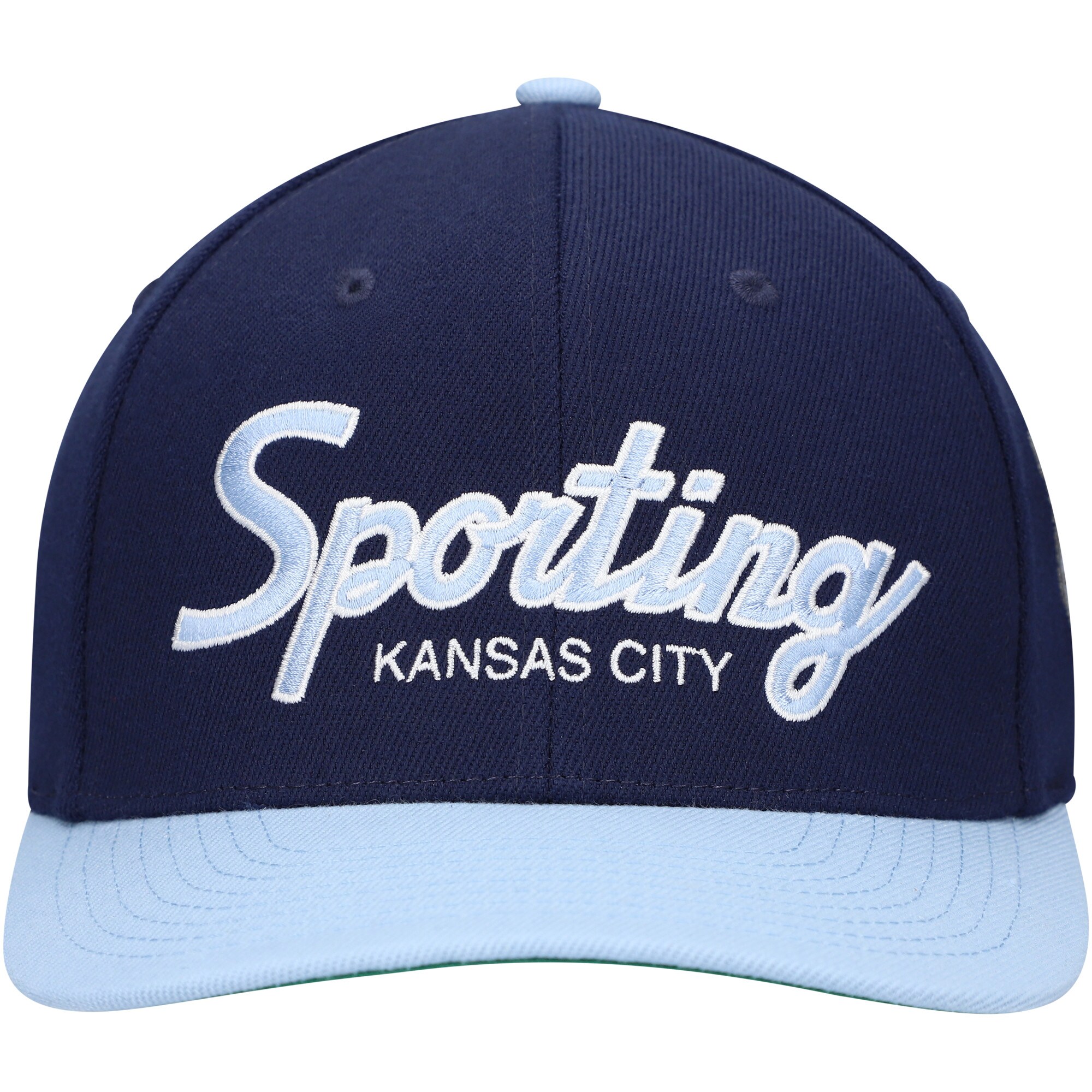 men8217s sporting kansas city mitchell amp ness navy team script 2.0 stretch snapback hat | San Jose Earthquakes Hats, Jerseys & MLS Apparel