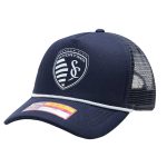 men8217s sporting kansas city navy atmosphere trucker adjustable hat | San Jose Earthquakes Hats, Jerseys & MLS Apparel