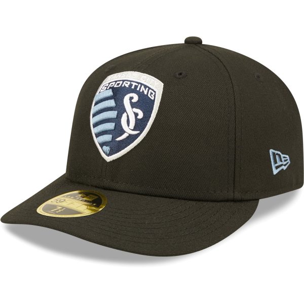 men8217s sporting kansas city new era black primary logo low profile 59fifty fitted hat | San Jose Earthquakes Hats, Jerseys & MLS Apparel