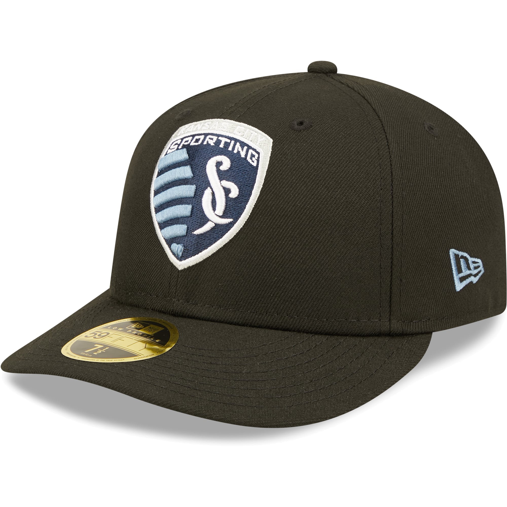 men8217s sporting kansas city new era black primary logo low profile 59fifty fitted hat | San Jose Earthquakes Hats, Jerseys & MLS Apparel
