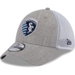 men8217s sporting kansas city new era heather graywhite 39thirty trucker flex hat | San Jose Earthquakes Hats, Jerseys & MLS Apparel