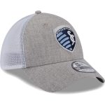 men8217s sporting kansas city new era heather graywhite 39thirty trucker flex hat | San Jose Earthquakes Hats, Jerseys & MLS Apparel