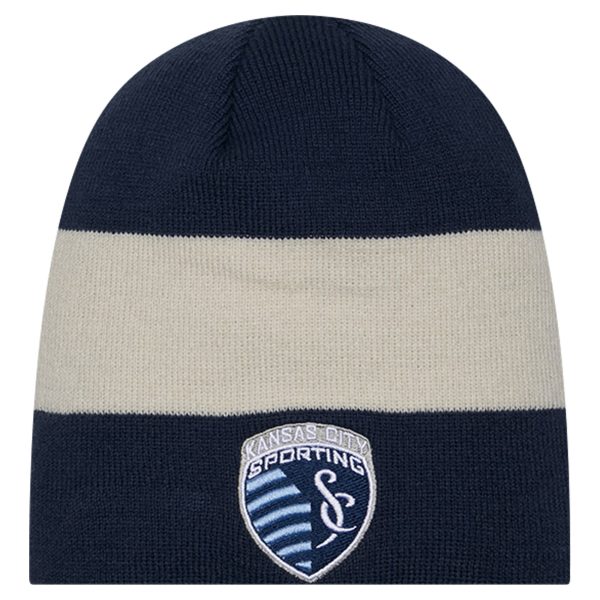 men8217s sporting kansas city new era navy 2024 kick off collection knit beanie | San Jose Earthquakes Hats, Jerseys & MLS Apparel