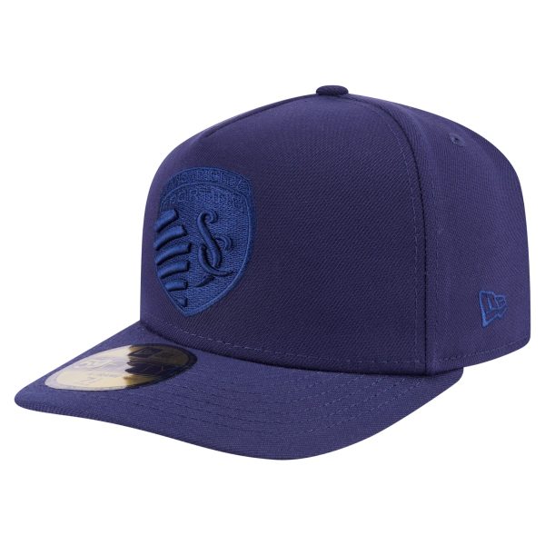 men8217s sporting kansas city new era navy color pack a-frame 59fifty fitted hat | San Jose Earthquakes Hats, Jerseys & MLS Apparel