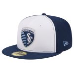 men8217s sporting kansas city new era whitenavy 2024 kick off collection 59fifty fitted hat | San Jose Earthquakes Hats, Jerseys & MLS Apparel