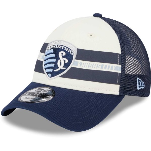 men8217s sporting kansas city new era whitenavy team stripes 9forty trucker snapback hat | San Jose Earthquakes Hats, Jerseys & MLS Apparel