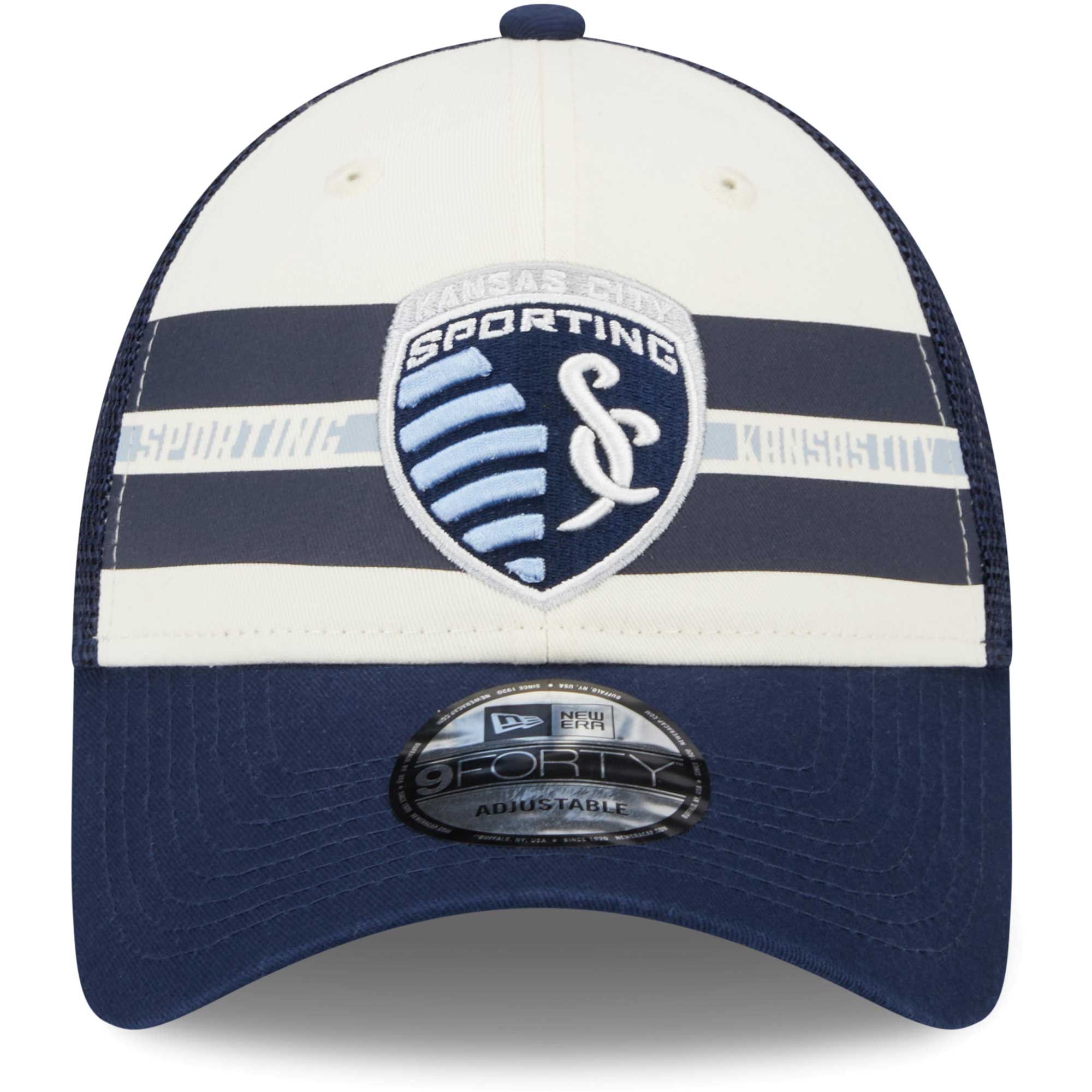 men8217s sporting kansas city new era whitenavy team stripes 9forty trucker snapback hat | San Jose Earthquakes Hats, Jerseys & MLS Apparel