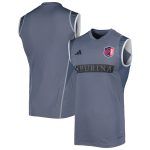 men8217s st. louis city sc adidas gray 2023 on-field sleeveless training jersey | San Jose Earthquakes Hats, Jerseys & MLS Apparel