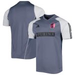 men8217s st. louis city sc adidas gray 2023 on-field training jersey | San Jose Earthquakes Hats, Jerseys & MLS Apparel