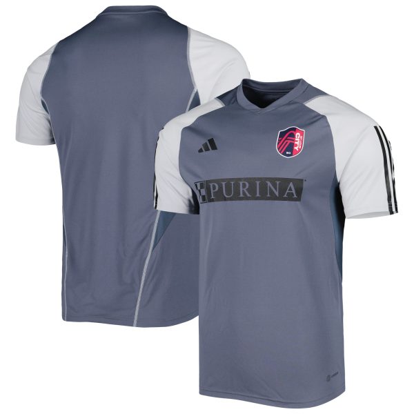 men8217s st. louis city sc adidas gray 2023 on-field training jersey | San Jose Earthquakes Hats, Jerseys & MLS Apparel