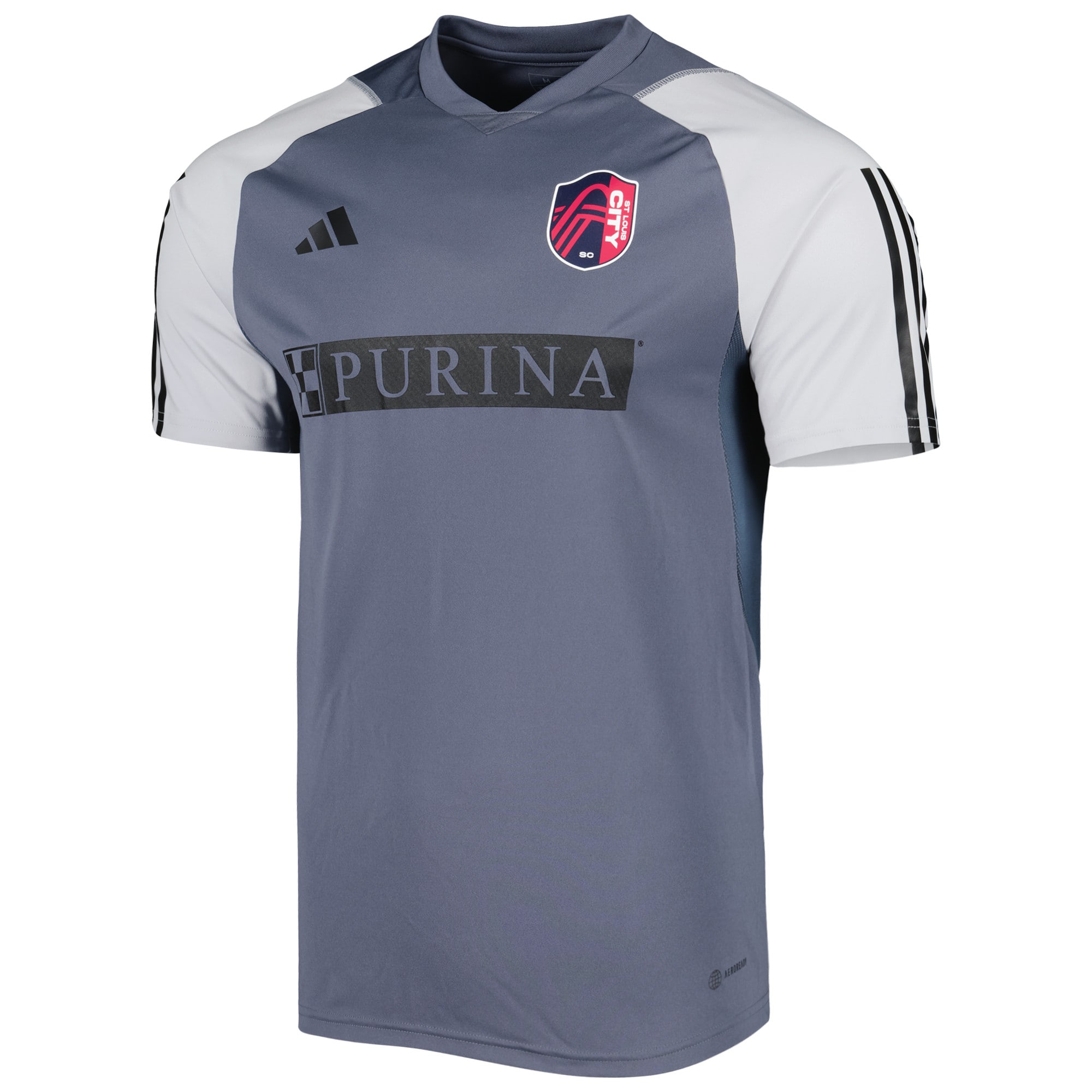men8217s st. louis city sc adidas gray 2023 on-field training jersey | San Jose Earthquakes Hats, Jerseys & MLS Apparel
