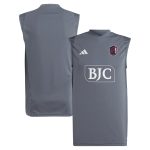 men8217s st. louis city sc adidas gray 2024 sleeveless training jersey | San Jose Earthquakes Hats, Jerseys & MLS Apparel
