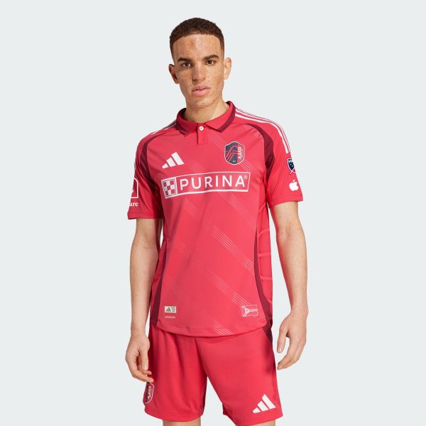 men8217s st. louis city sc adidas red 2025 forever city red authentic jersey | San Jose Earthquakes Hats, Jerseys & MLS Apparel